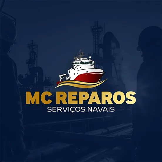 Equipe em operação industrial naval